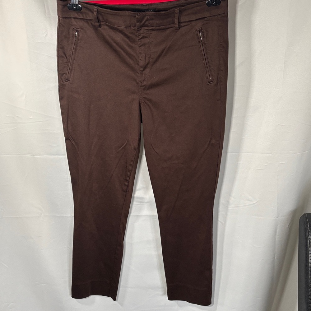 Level 99 Women's Brown Straight Leg Pants